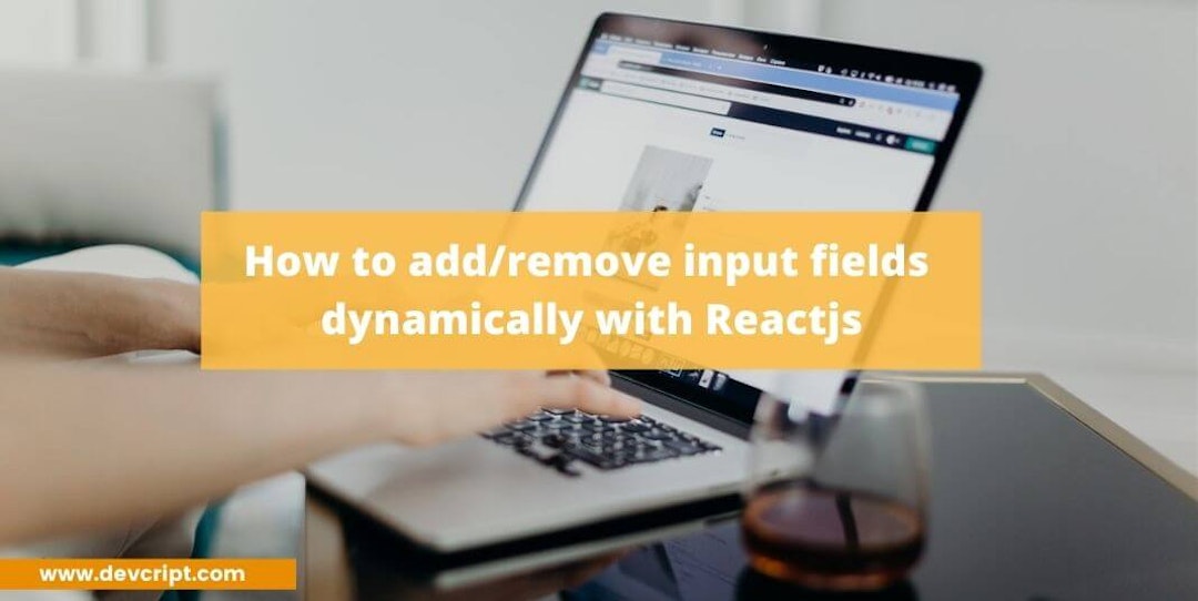 add/remove input fields dynamically with Reactjs